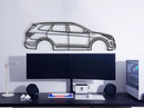 2013 Santa Fe 3rd Gen Metal Car Wall Art - NC-0488