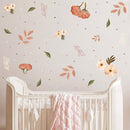 Wild Flowers & Leaves - Fabric Nursery Wall Art Decals
