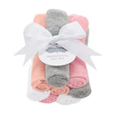 Mud Pie Girl Washcloths Set