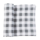 Mud Pie Muslin Gingham Swaddle Blanket