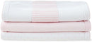Pink Layette Burp Cloth Set