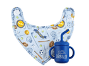 Mud Pie Sports Bib & Cup Set