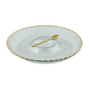 Mud Pie Gold Edge Chip And Dip