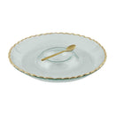 Mud Pie Gold Edge Chip And Dip