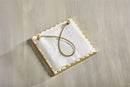 Mud Pie Gold Edge Napkin Holder
