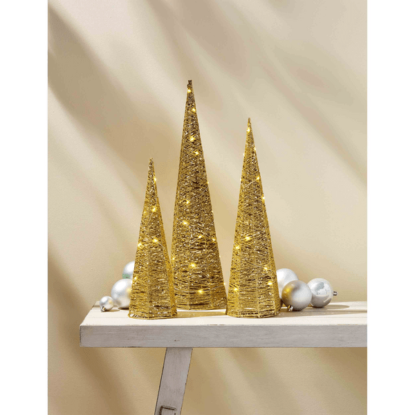 Light-Up Glitter Tree Set