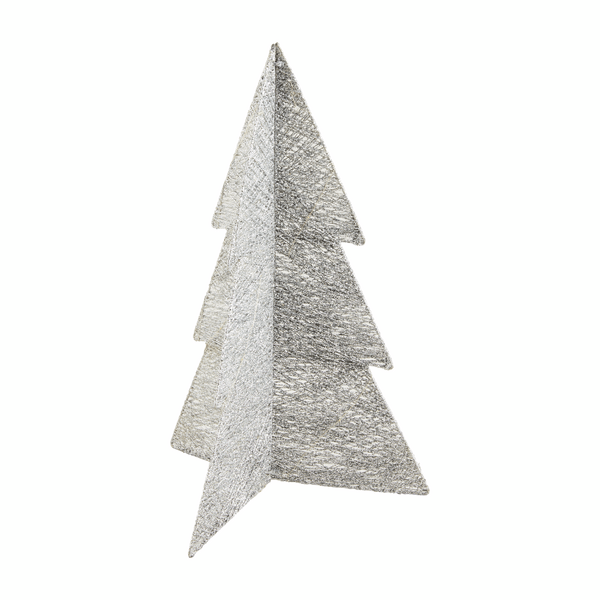 Silver Light up Glitter Tree