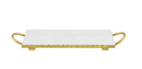 Mud Pie Gold & Marble Board with Handles
