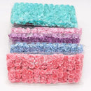 Multi color 144pcs 2cm artificial paper roses wedding decor bedroom