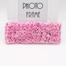Multi color 144pcs 2cm artificial paper roses wedding decor bedroom