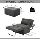 Multi-Functional Sofa Bed With Adjustable Backrest Design