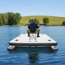 [05X08FT] Multi-Person Inflatable Floating Dock With Pump And D-Rings (SAK45918)