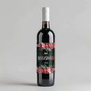 Multicolor Bridesmaid Wine Label