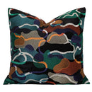 Multicolor geometric embroidery abstract cushion covers living room