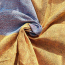 Multicolor patchwork striped jacquard tapestry blanket living room throw