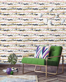 Multicolor Strips Wallpaper