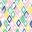 Voguish Multicolor Triangles Wallpaper Tasteful
