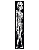 Mummy Halloween Porch Sign