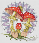 Mushroom. Fly Agarics - PDF Cross Stitch Pattern