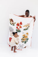 Mushroom Throw Blanket