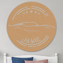 Mustang Name Sign
