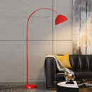 Yellow Arched Floor Lamp