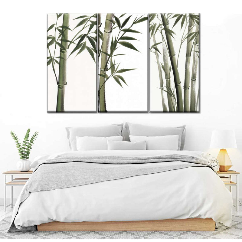 lucky bamboo painting Lucky Bamboos Wall Art