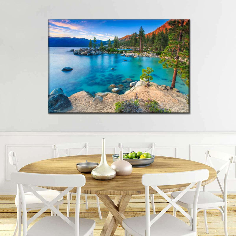 Lake Tahoe Sand Harbor Scene Wall Art