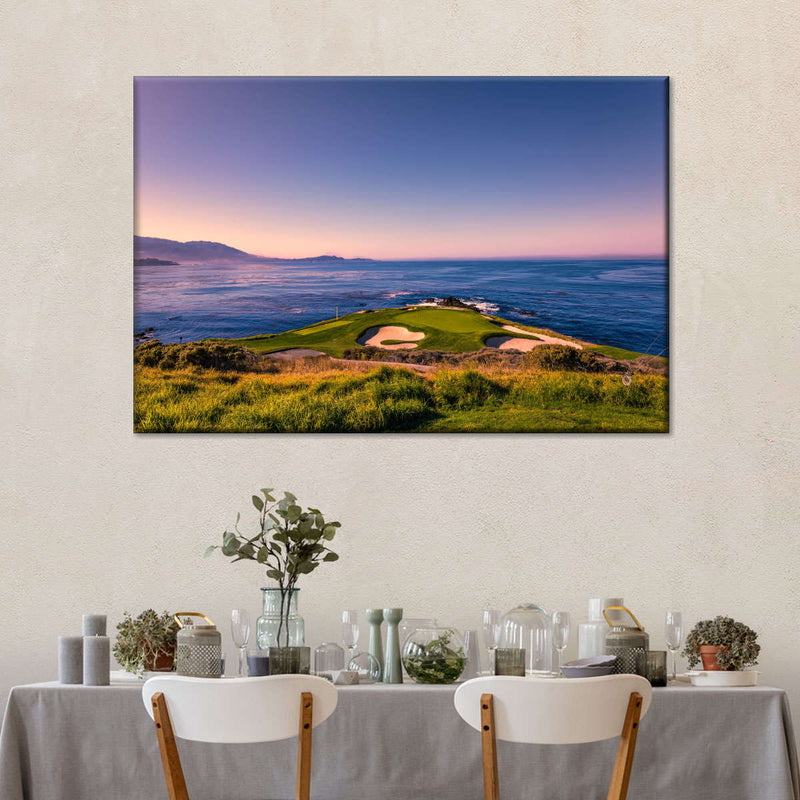 Pebble Beach Blue Sky Wall Art