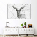 Geometric Stag Wall Art