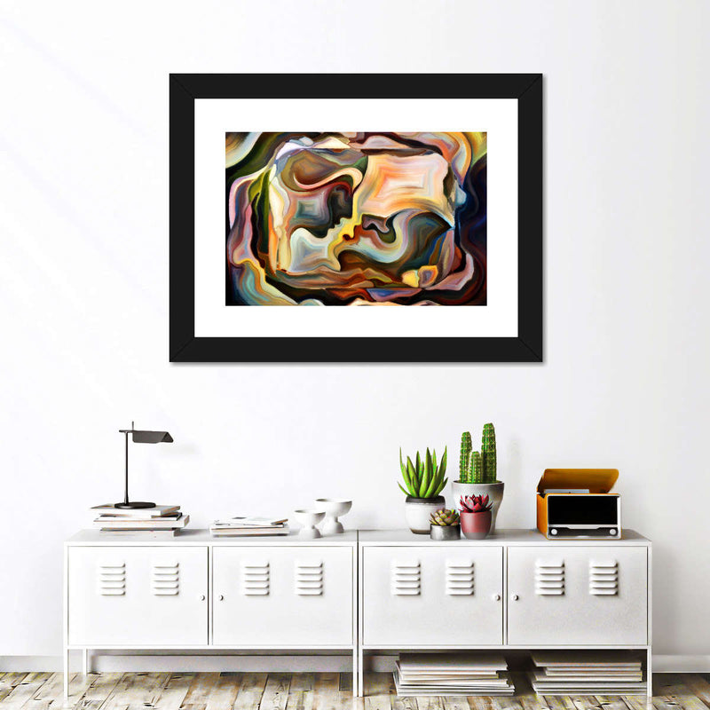 Passionate Moment Abstract Wall Art