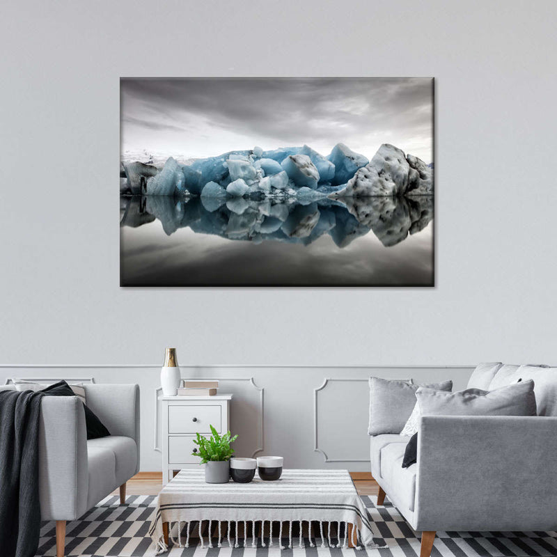 Glacier Lake Reflection Wall Art