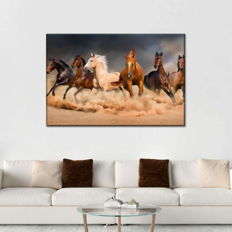 Desert Roaming Horses Wall Art