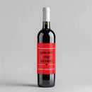 My Person Anniversary Wine Label