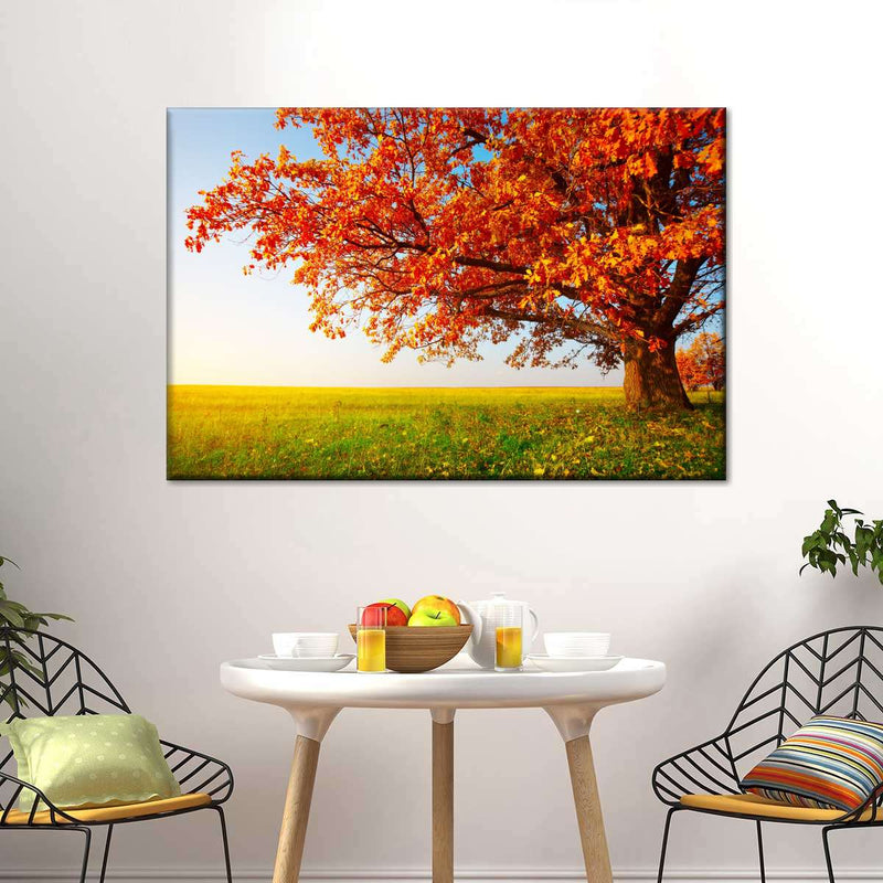 Autumn Oak Tree Wall Art