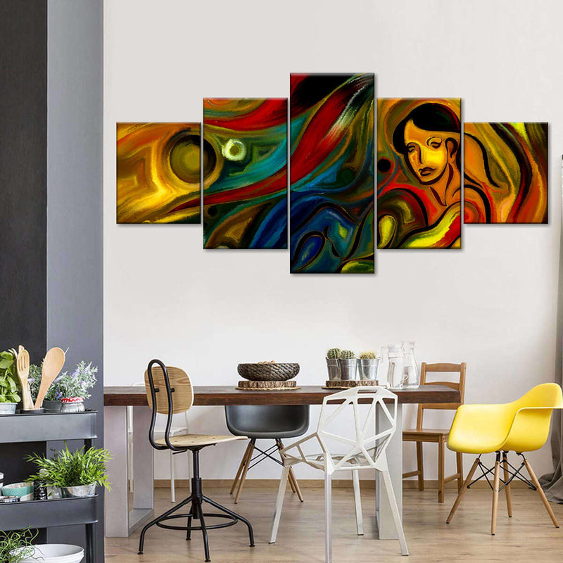 Portrait Abstract Wall Art