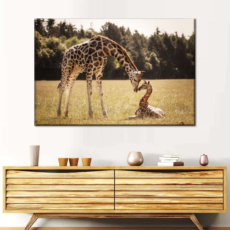 Loving Giraffes Wall Art