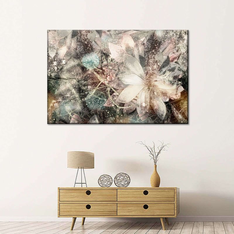 Abstract Floral Elements Wall Art