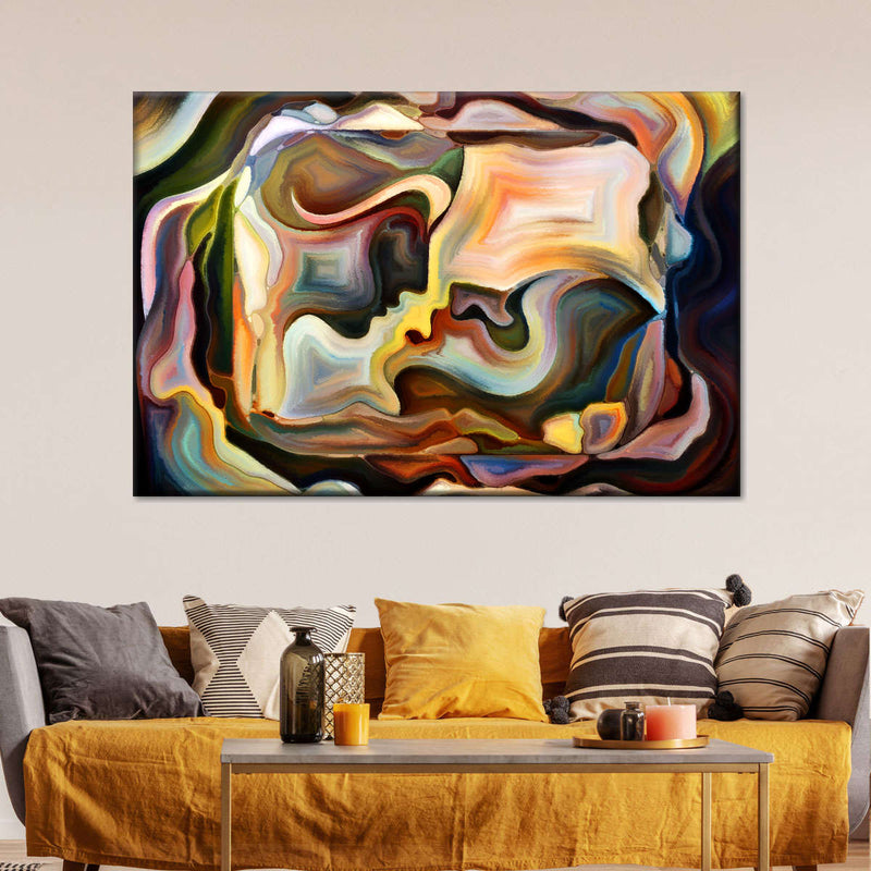 Passionate Moment Abstract Wall Art