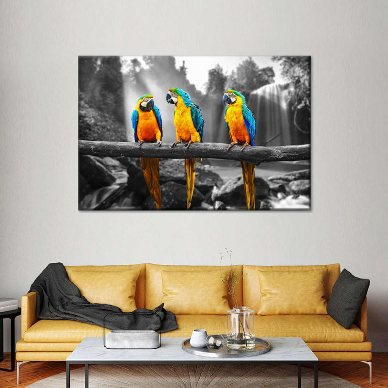 Macaw Friends Pop Wall Art