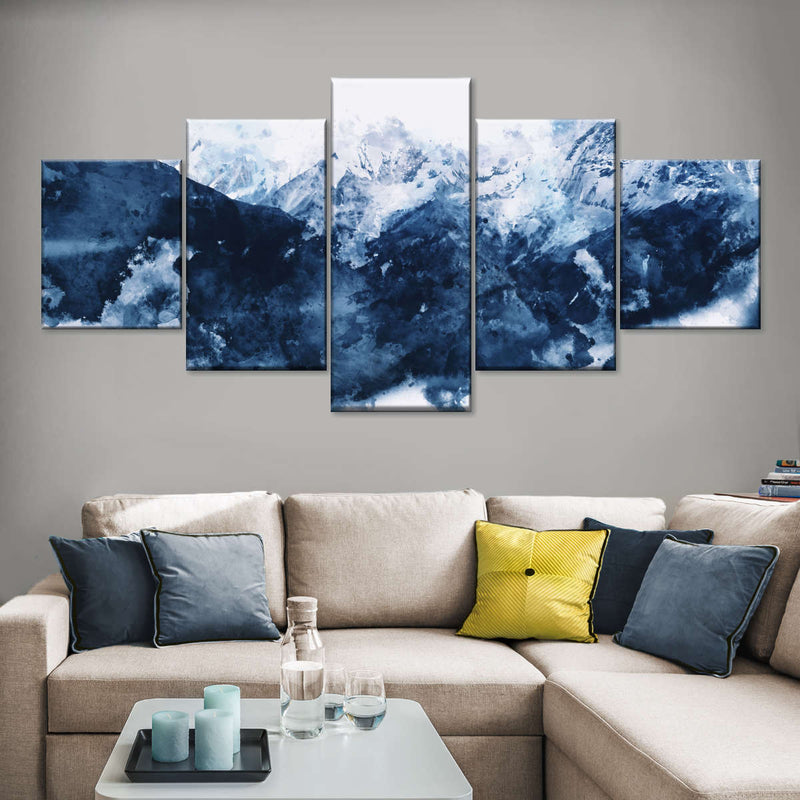 Snowy Mountains Wall Art