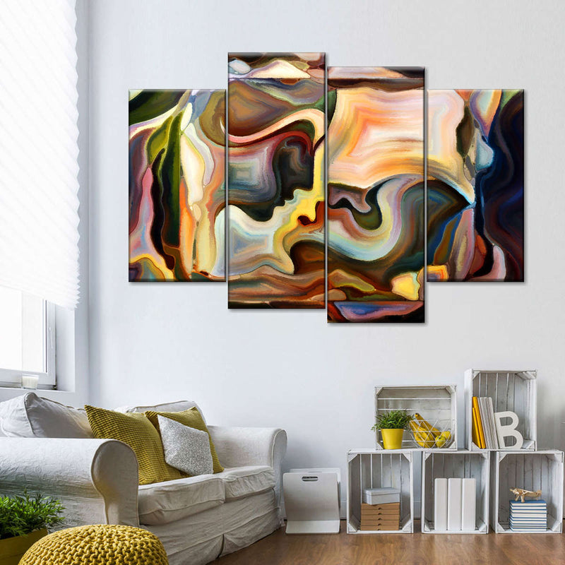 Passionate Moment Abstract Wall Art