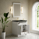 James Martin Bellshire 30" Single Bathroom Vanity, Bright White