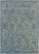 Didier Traditional Aqua Area Rug