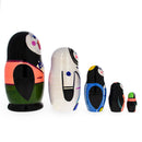 Set of 5 Happy Penguins Nesting Figurines
