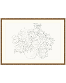 Vase of Flowers Sketch