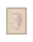 Vase Drawing Sepia
