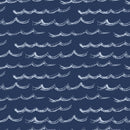 Blue Wallpaper with Waves