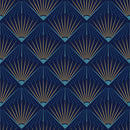 Dark Blue Design Wallpaper