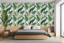 Green Palm Leaves Wallpaper